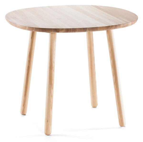 Stół z litego drewna EMKO Naïve, ⌀ 90 cm