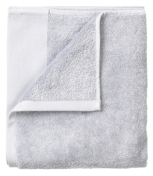Jasnoszare bawełniane ręczniki frotte zestaw 4 szt. 30x30 cm Riva – Blomus