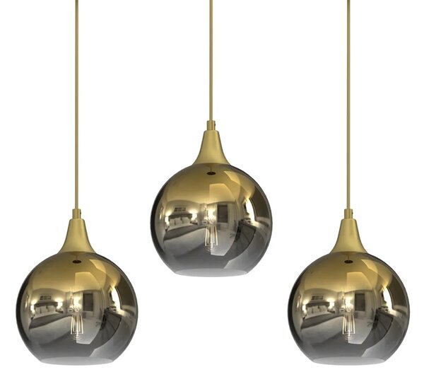 Potrójna wisząca lampa w stylu glamour - N67 M8-N75