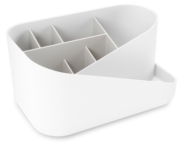 Biały plastikowy organizer łazienkowy na kosmetyki Glam – Umbra