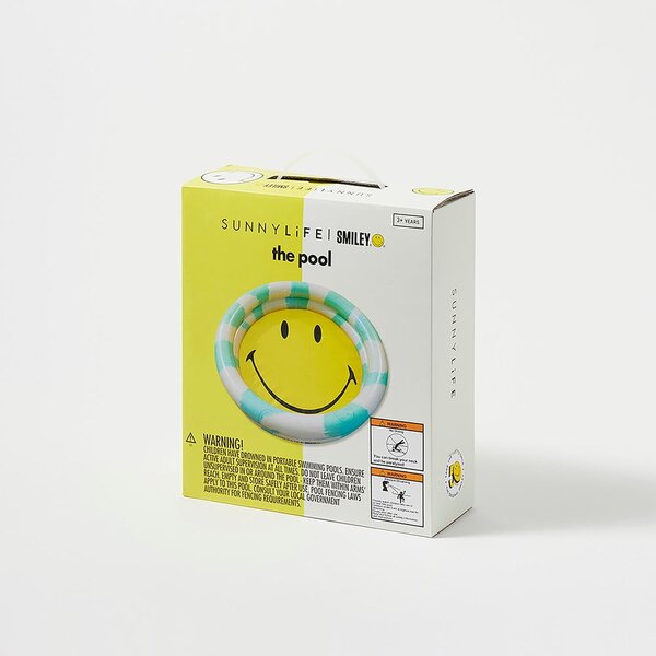 Dmuchany basen Sunnylife Smiley, ø 165 cm