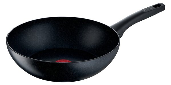 Patelnia aluminiowa wok z powłoką nieprzywierającą ø 28 cm Black stone G2811972 – Tefal