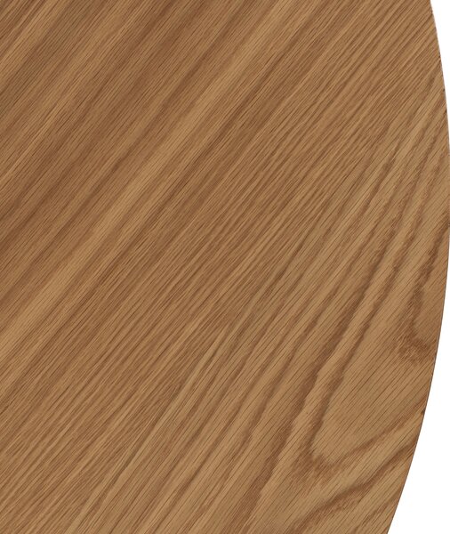 Stół Okrągły LINO 100 cm Dąb Złoty/Czarny Nowoczesny Loft