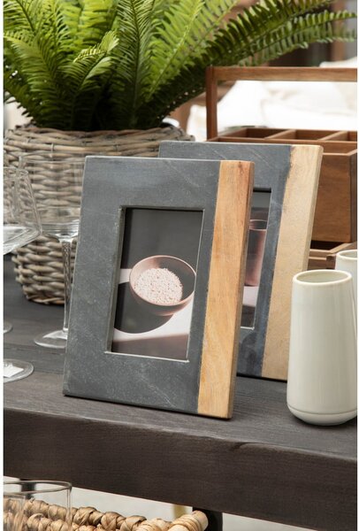 Szara kamienna ramka 18x23 cm Kata – Premier Housewares