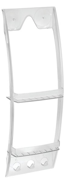 Przezroczysty wiszący uchwyt do łazienki iDesign, 23x73 cm