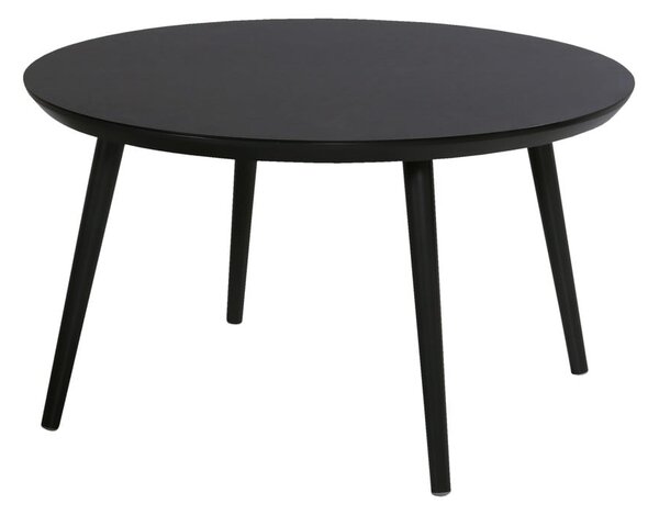 Czarny stół ogrodowy Hartman Sophie, ø 128 cm