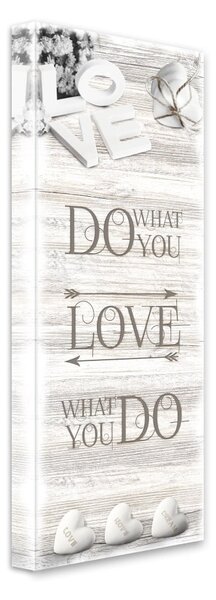Obraz Styler Canvas Shabby Do What, 27x75 cm