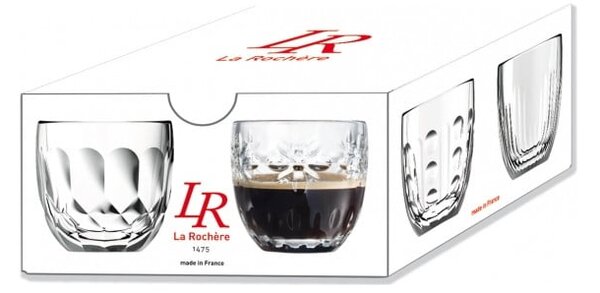 Szklanki zestaw 4 szt. do whiskey 100 ml Troquet – La Rochére