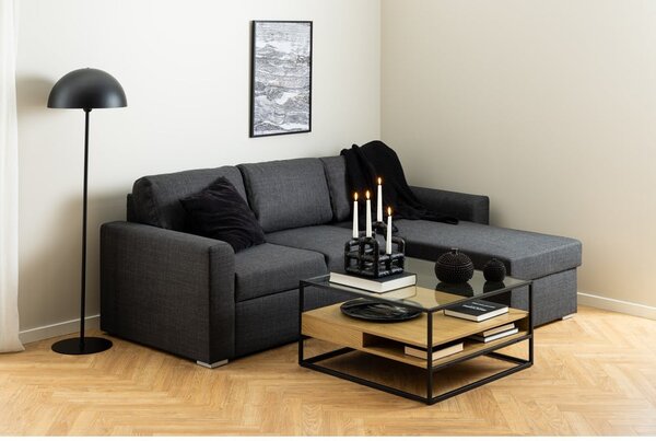 Stolik ze szklanym blatem 80x80 cm Randolf – Actona