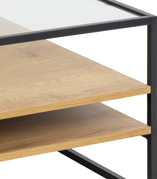 Stolik ze szklanym blatem 80x80 cm Randolf – Actona