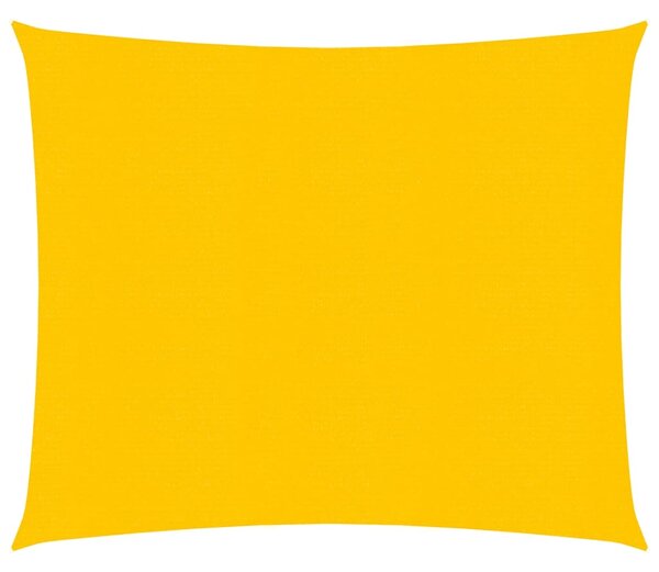Żagiel przeciwsłoneczny, 160 g/m², żółty, 2,5x3 m, HDPE