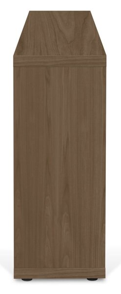 Brązowy regał w dekorze orzecha 150x83 cm Berlin – TemaHome