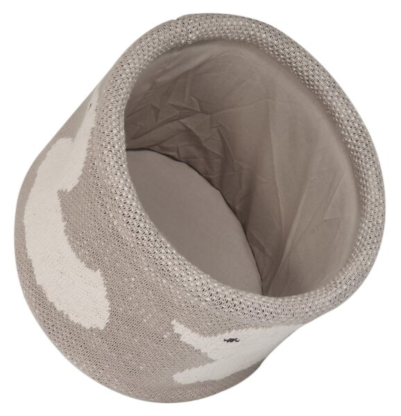 Beżowy bawełniany organizer Kindsgut Duck, ø 16 cm