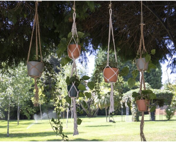 Tekstylny system do zawieszenia doniczki ø 10 cm (wysokość 120 cm) Macramé – Artevasi