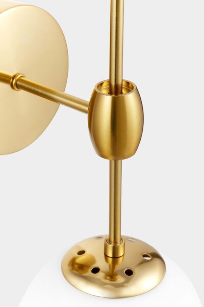 KINKIET LAMPA ŚCIENNA LOFT MOSIĘŻNO-BIAŁA ZODIAK W2