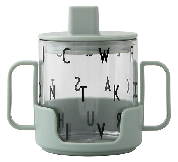 Zielony kubek dla dzieci Design Letters Grow With Your Cup