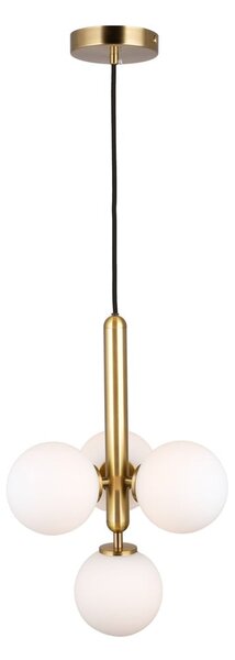 Lampa wisząca w kolorze złota SULION Musa, wys. 120 cm