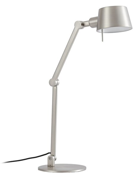 Lampa Stołowa Lucande, Silka, metaliczny, gabinet | pracownia, metal, nowoczesny
