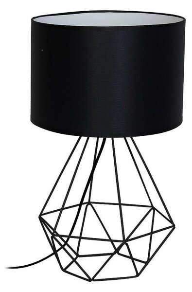 Milagro Lampa stołowa BASKET 1xE27/60W/230V czarny DE7201