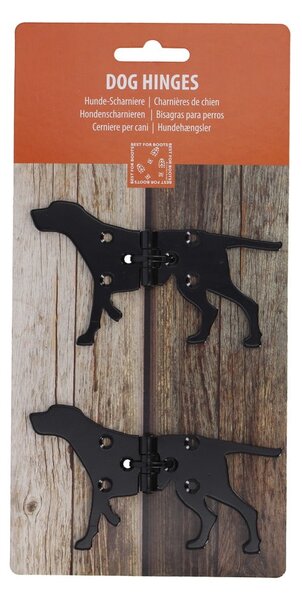 Metalowe zawiasy do drzwi 4 szt. Dog – Esschert Design