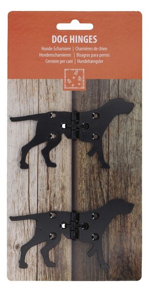 Metalowe zawiasy do drzwi 4 szt. Dog – Esschert Design