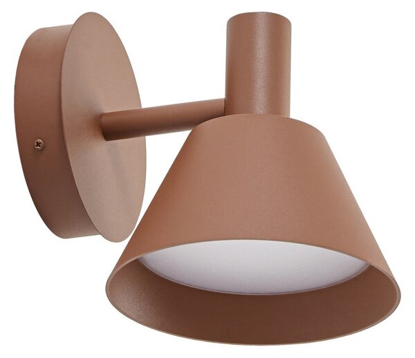 Zewnętrzna Lampa Lucande, Tabena, brąz rdzawy, aluminium, nowoczesny