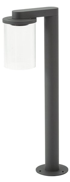 Zewnętrzna Lampa Lucande, Beelia, czarny, taras, aluminium, nowoczesny