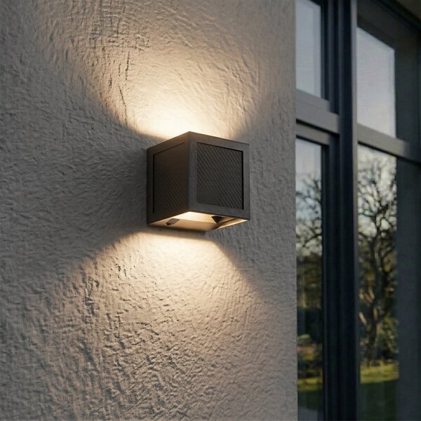 Zewnętrzna Lampa PRIOS, Avvin, czarny, metal, nowoczesny