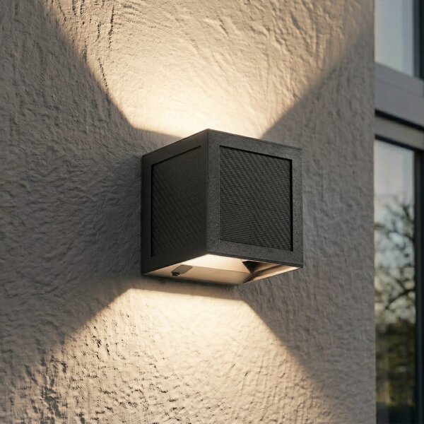 Zewnętrzna Lampa PRIOS, Avvin, czarny, metal, nowoczesny