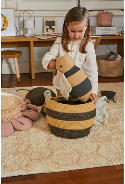 Tekstylny dziecięcy kosz na zabawki ø 30x32 cm Mama Bee – Lorena Canals