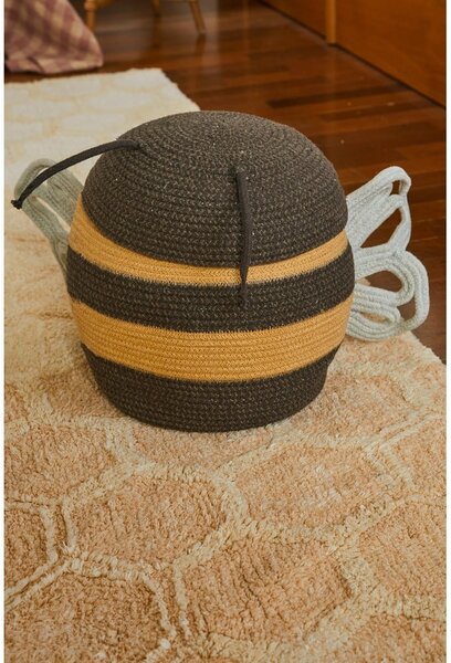 Tekstylny dziecięcy kosz na zabawki ø 30x32 cm Mama Bee – Lorena Canals