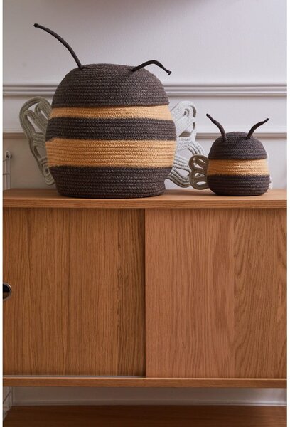 Tekstylny dziecięcy kosz na zabawki ø 30x32 cm Mama Bee – Lorena Canals