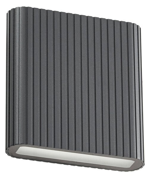 Zewnętrzna Lampa Lucande, Raija, szary, aluminium, nowoczesny
