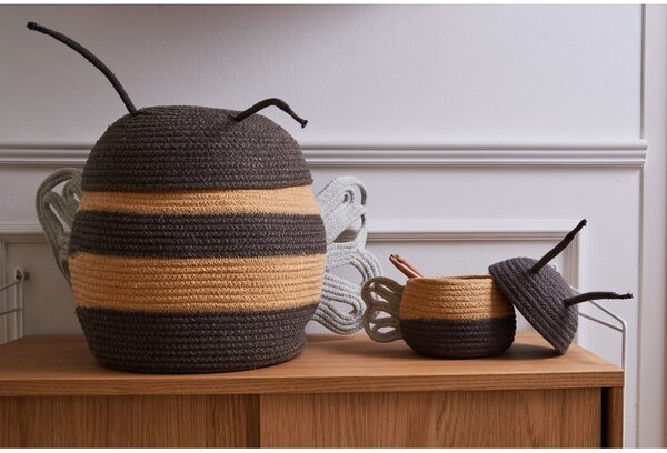 Tekstylny dziecięcy kosz na zabawki ø 30x32 cm Mama Bee – Lorena Canals