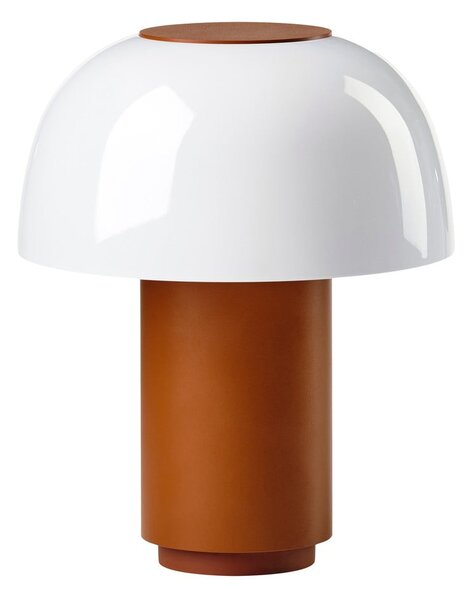 Pomarańczowa aluminiowa lampa stołowa LED ze ściemniaczem (wysokość 22 cm) Harvest – Zone