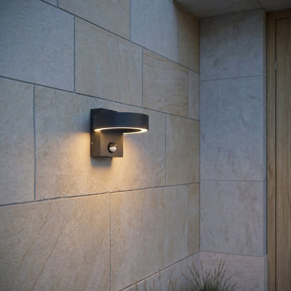 Zewnętrzna Lampa Lucande, Nirella, czarny, metal, nowoczesny