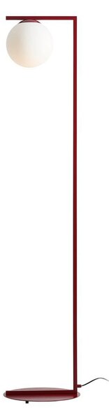 Lampa Podłogowa ALDEX, Zac, czerwony, salon, szkło, nowoczesny