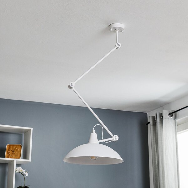Lampa Sufitowa ALDEX, 808, ściemnialny, biały, salon, metal, nowoczesny