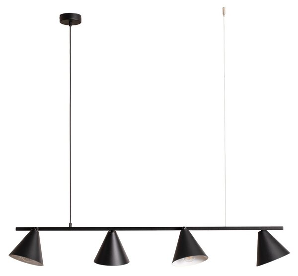 Lampa Wisząca ALDEX, Hängeleuchte Form 4, ściemnialny, czarny, jadalnia, metal, nowoczesny