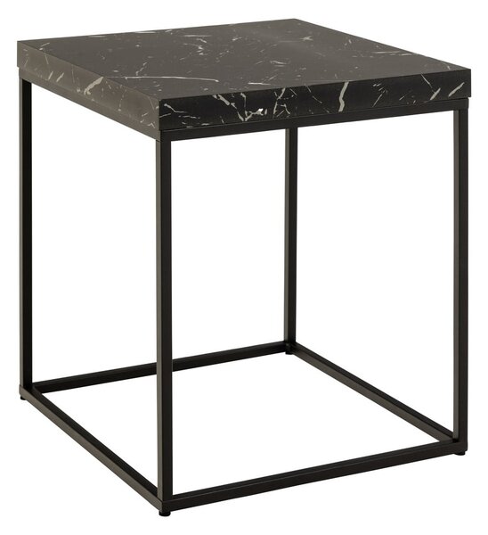 Stolik z blatem w dekorze marmuru 40x40 cm Barossa – Actona