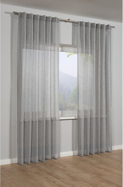Szara zasłona 245x140 cm Natur – Gardinia