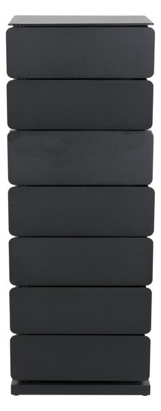 Czarna metalowa komoda 37x99x26 cm Joey – Spinder Design
