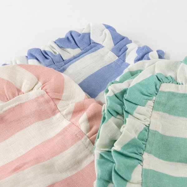 Serwetki zestaw 4 szt. lniane Stripe Ruffle – Meri Meri
