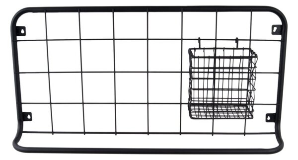 Czarny organizer ścienny PT LIVING Open Grid