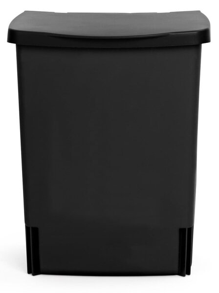 Czarny plastikowy kosz na śmieci do zabudowy 10 l – Brabantia