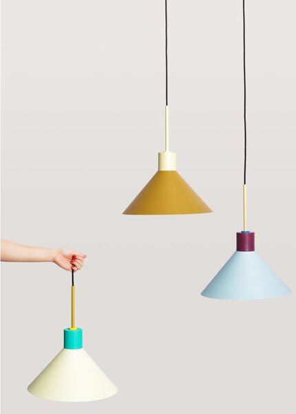 Pomarańczowa lampa wisząca ø 35 cm Crayon – Hübsch