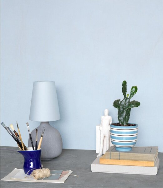 Biało-niebieska ceramiczna doniczka Kähler Design, ø 12 cm