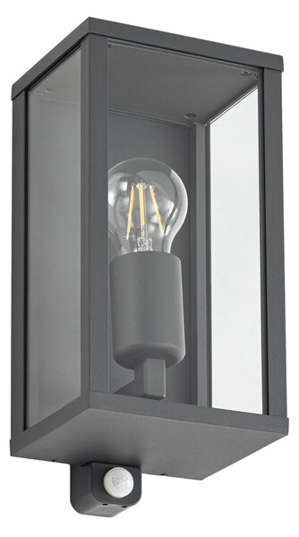 Zewnętrzna Lampa Lindby, Peldar, ściemnialny, czarny, taras, aluminium, nowoczesny