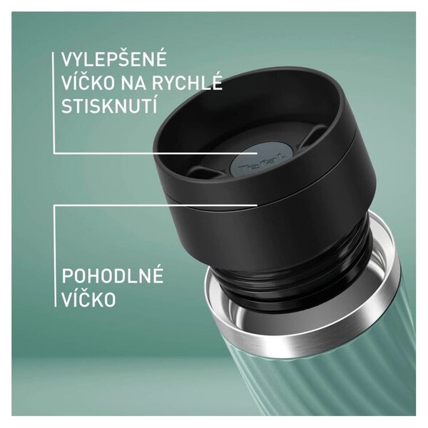 Jasnozielony kubek podróżny 360 ml – Tefal