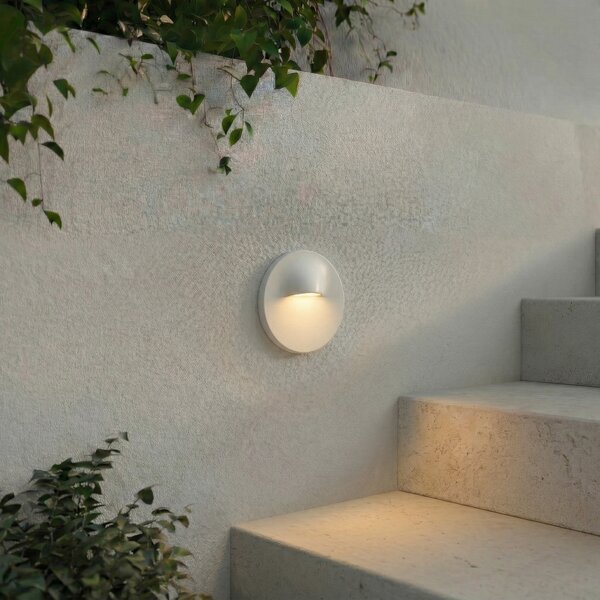 Zewnętrzna Lampa Lindby, Alune, biały, aluminium, nowoczesny